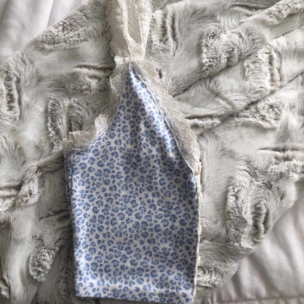 pacsun cheetah print tank
